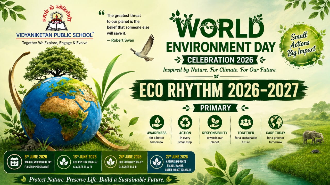WORLD ENVIRONMENT CELEBRATION - Eco Rhythm 2026 - PRIMARY